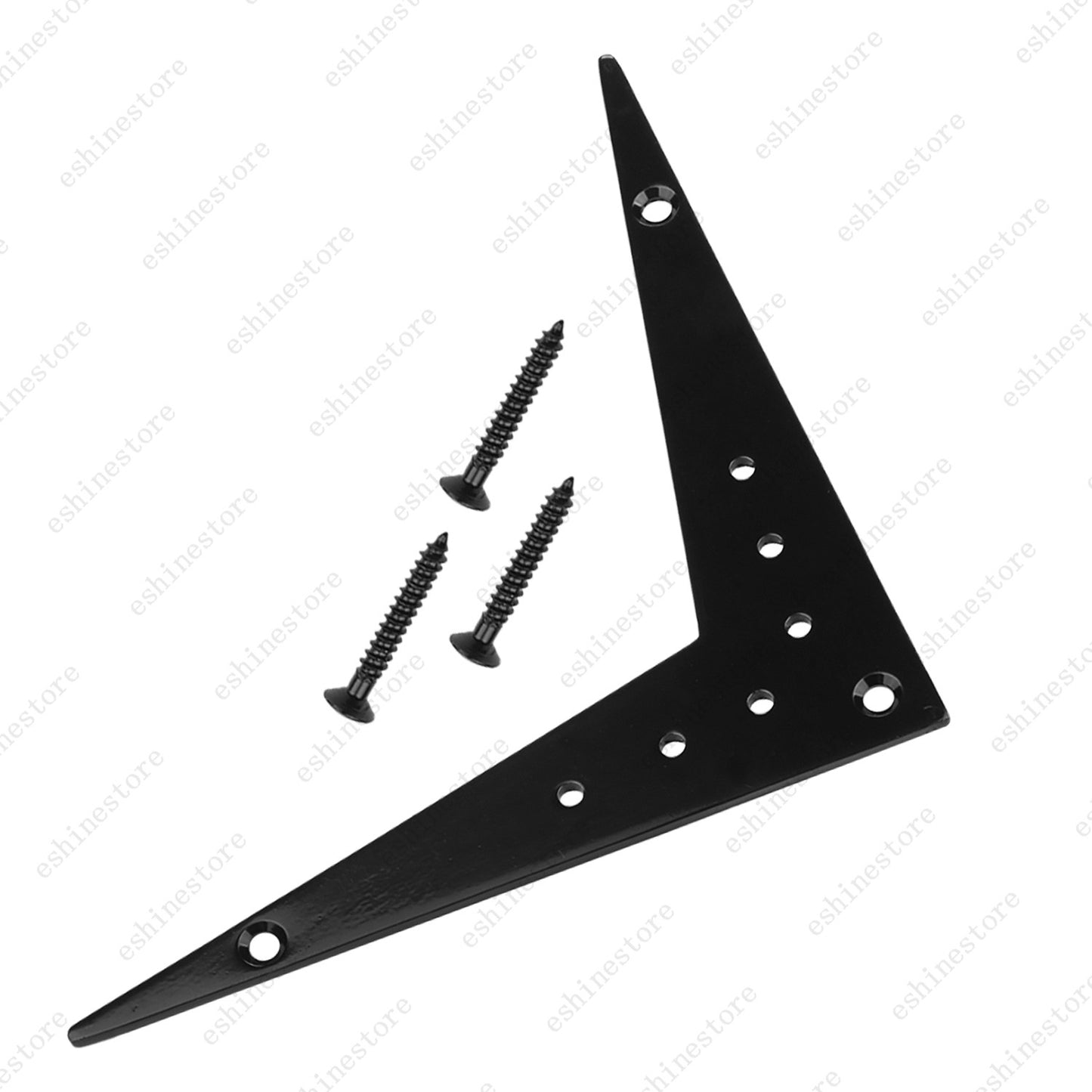 V-Style Metal Bridge Tailpiece Fits Flying V Style Electric Guitar Replacement
