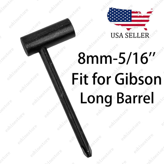 8mm 5/16'' Guitar Long Truss Rod Adjustment Hex Box Wrench for Gibson Guitar