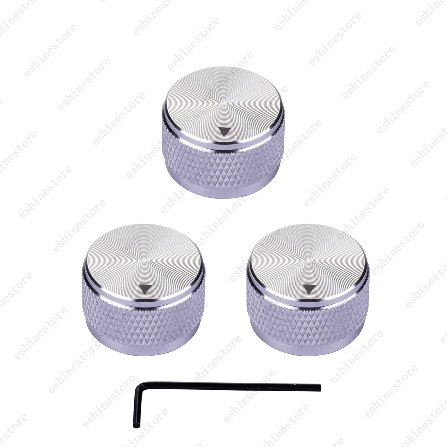 Guitar Aluminum Alloy Electronic Control Pot Knob Fit 18 24 Spline / Soild Shaft
