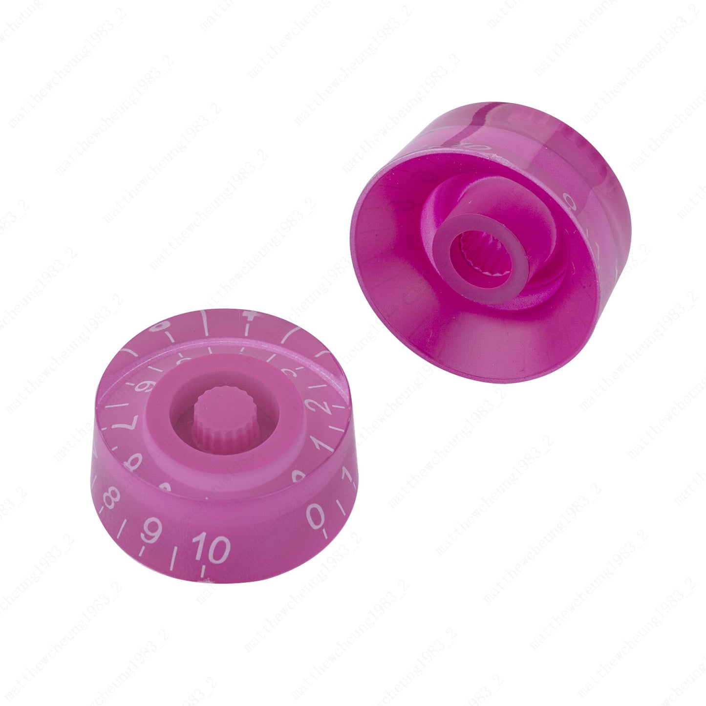 4 Pcs Purple Electirc Guitar Control Knobs Speed Dial Knobs for Les Paul SG