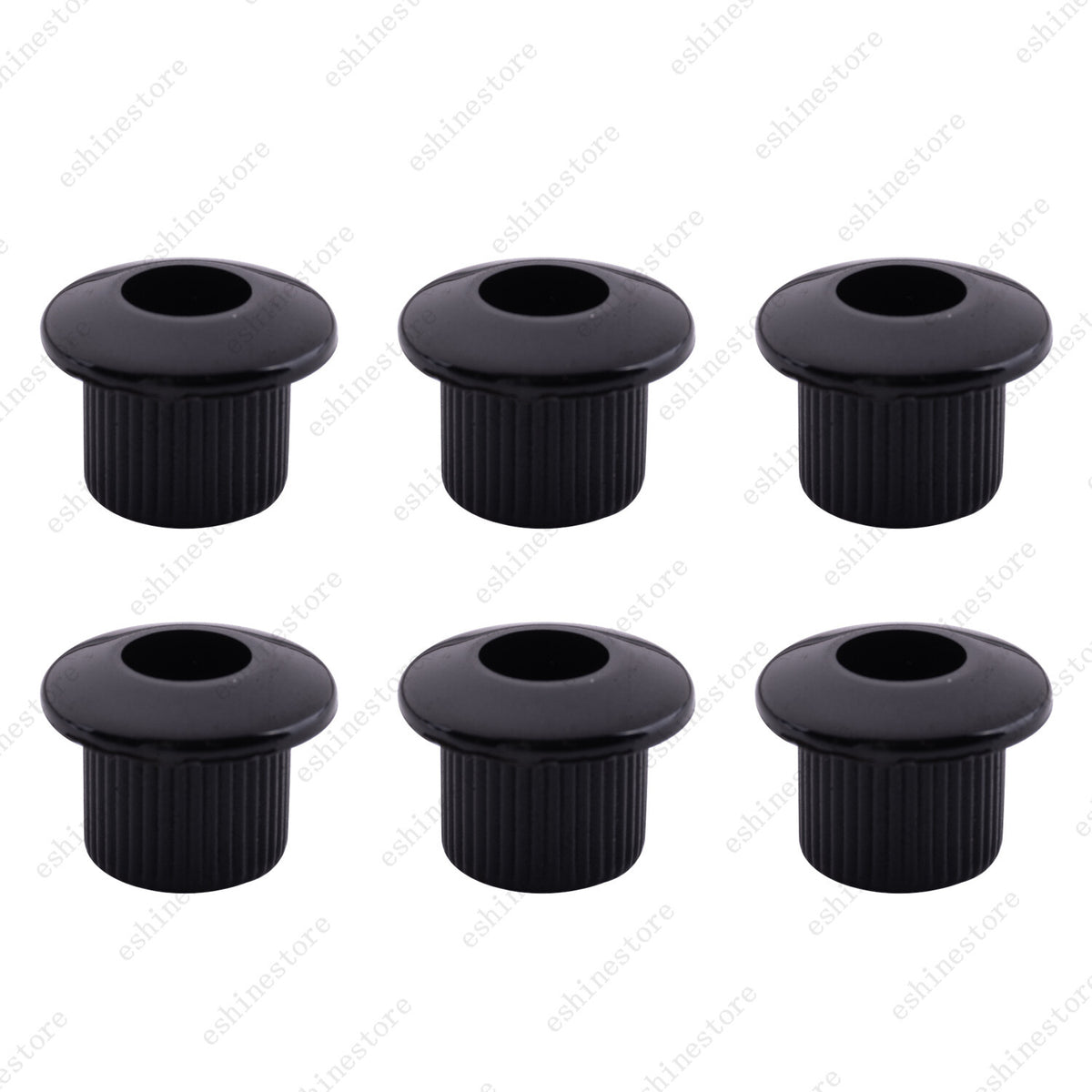 6Pcs Plastic Vintage/Modern 6mm to 10mm Guitar Tuner Conversion Bushings