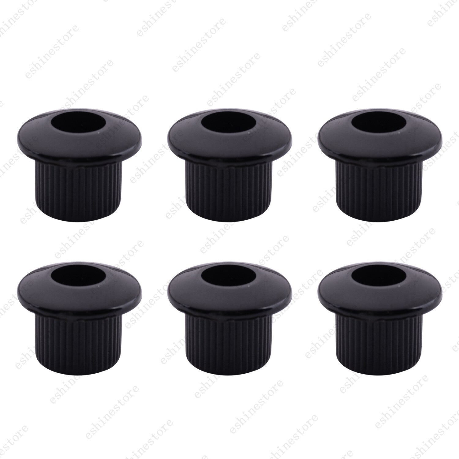 6Pcs Plastic Vintage/Modern 6mm to 10mm Guitar Tuner Conversion Bushings