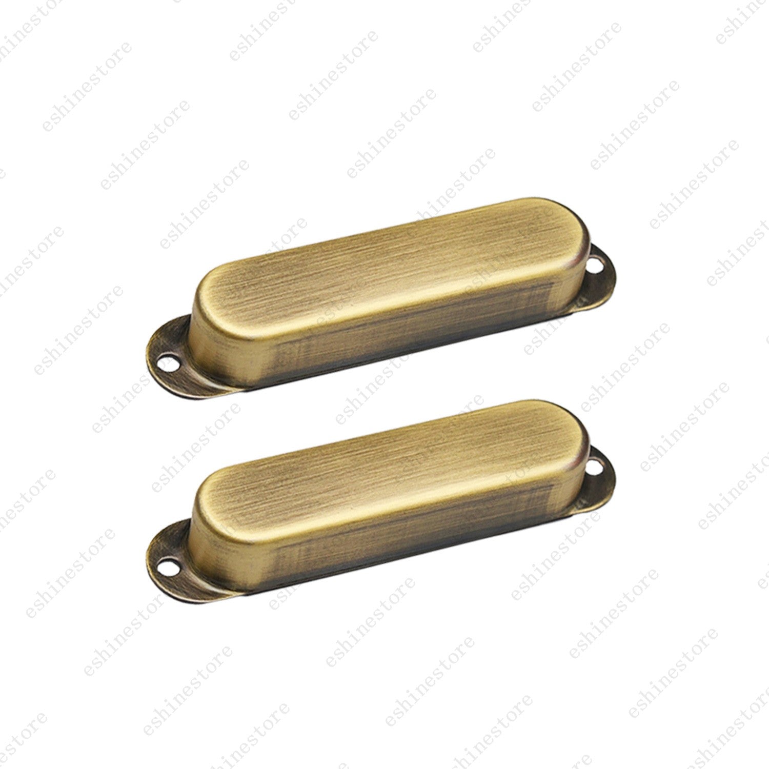 1/2/3 Pcs Metal Style Single Coil Guitar Pickup Cover No hole Brass For Strat