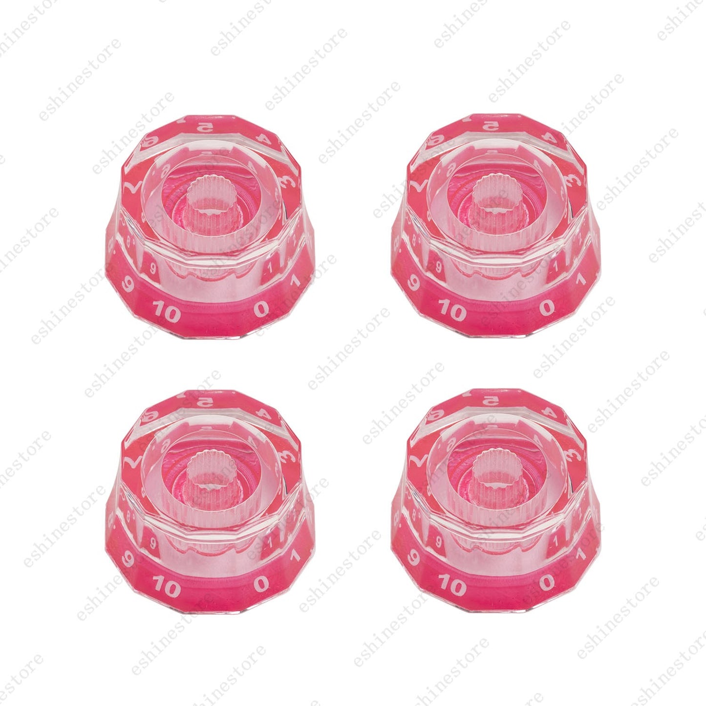 4 Pcs Guitar Knobs Dodecagon Speed Control Volume Tone Knobs For Les Paul LP/SG