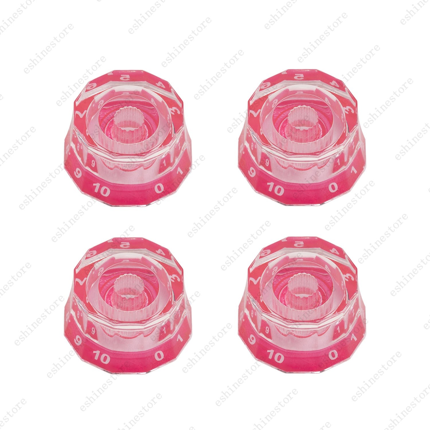 4 Pcs Guitar Knobs Dodecagon Speed Control Volume Tone Knobs For Les Paul LP/SG