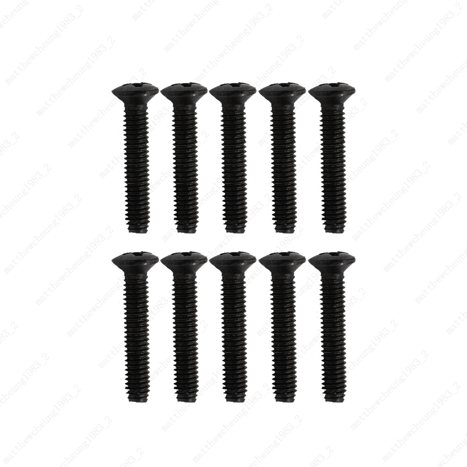10 Pcs Guitar SHORT TUNER KNOB Tuning Machine Buttons  SCREWS 2.5x14 3 Color