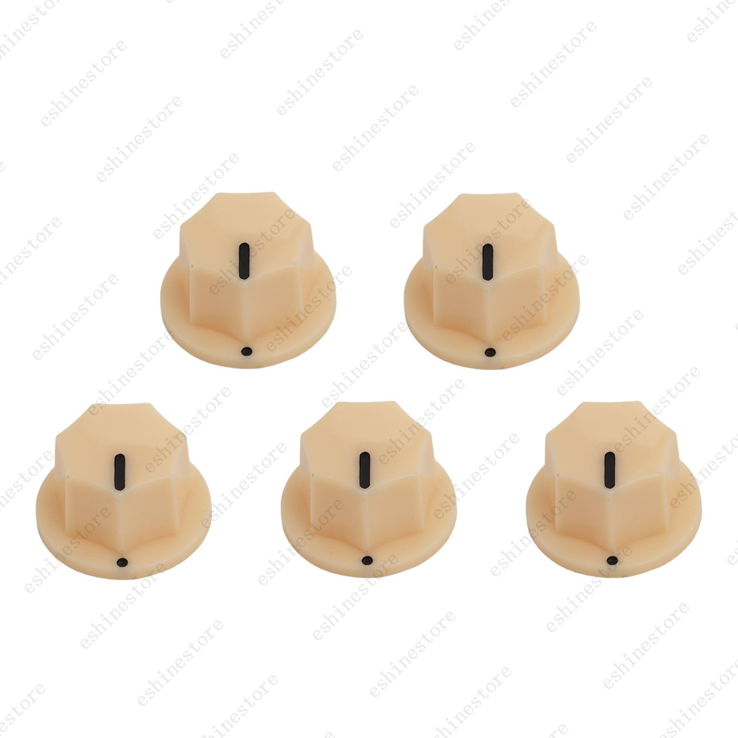 1/5/10Pcs Guitar Knobs Volume Tone Control Knobs for Jazz Bass , 2 Sizes 4 Style