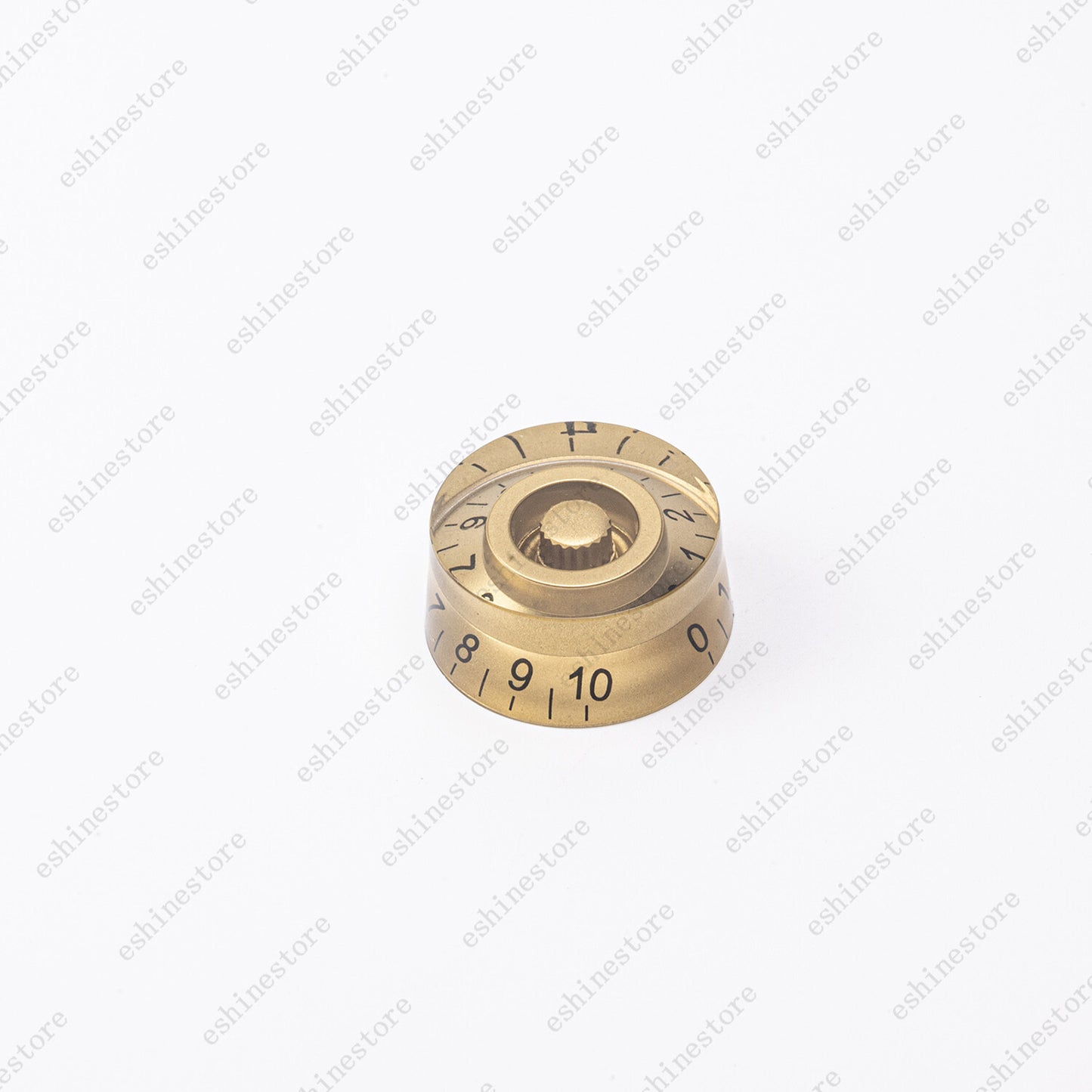 4 Pcs Golden Amber Guitar Control Knobs Speed Knobs for Les Paul SG Guitar