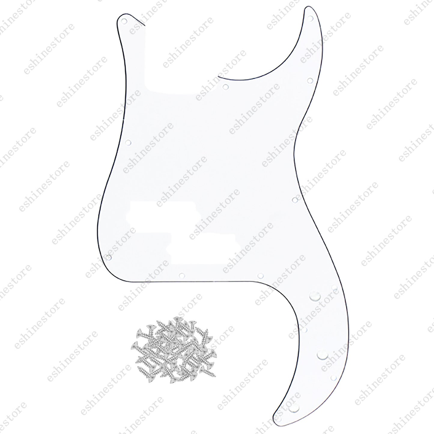 PB P Bass Pickguard 13 Hole Pick Guard Scratch Plate For 4-String Precision Bass