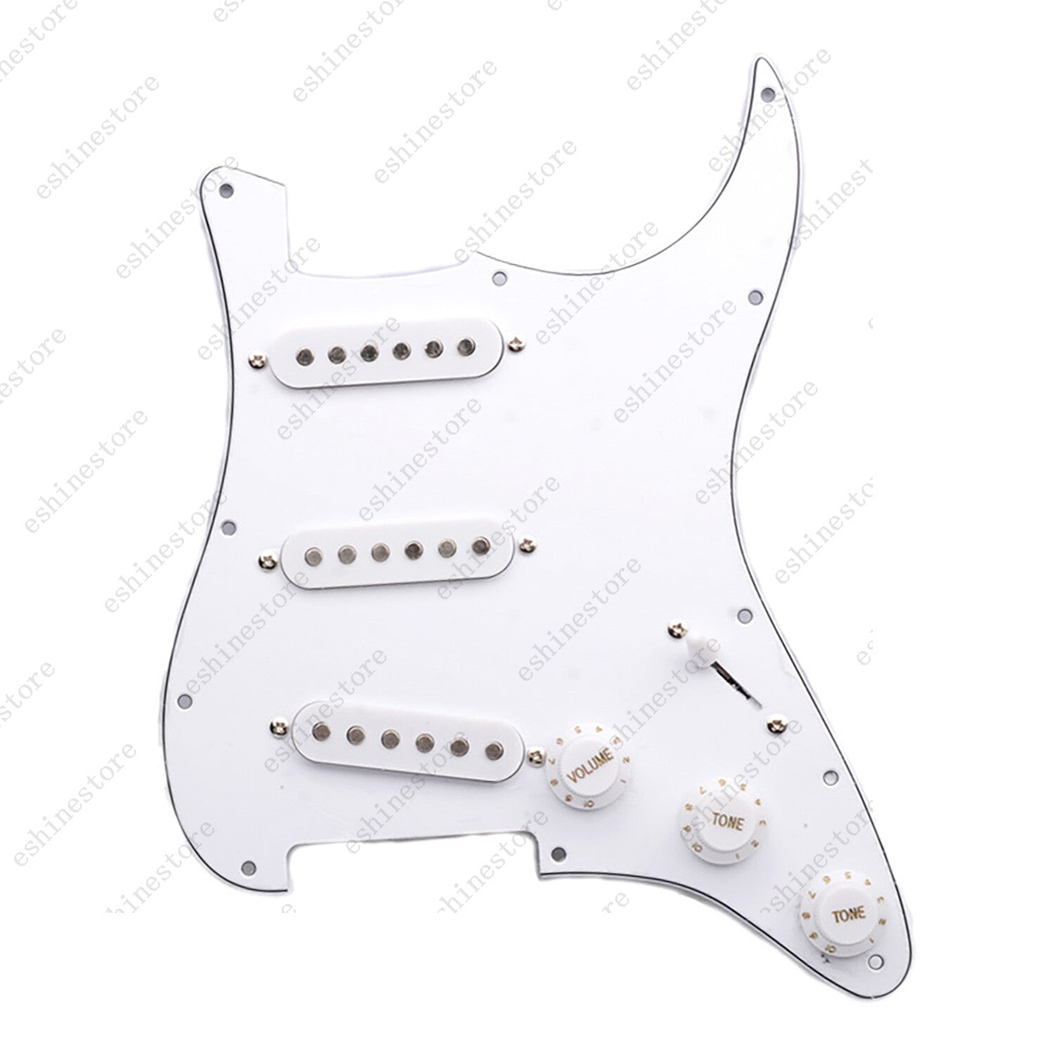 11 Hole SSS Strat Style Loaded Pickguard For Stratocaster Various Colors US SHIP