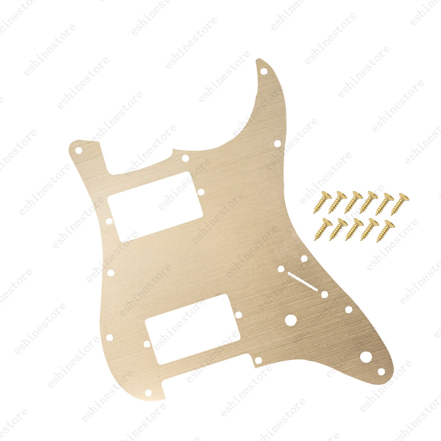 11 Hole HH Metal Guitar Pickguard Aluminum For ST Strat Electric guitar 5 color