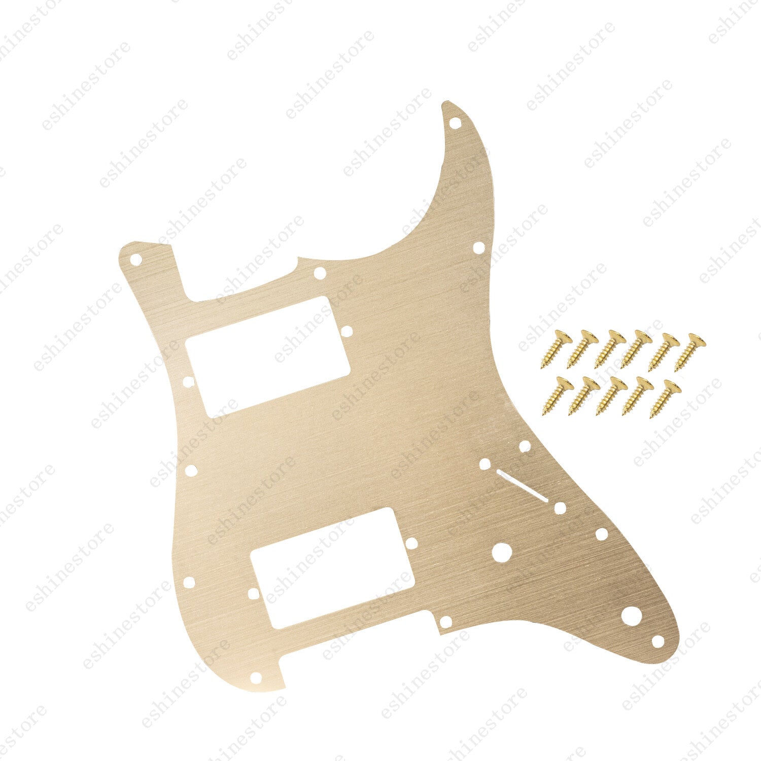 11 Hole HH Metal Guitar Pickguard Aluminum For ST Strat Electric guitar 5 color