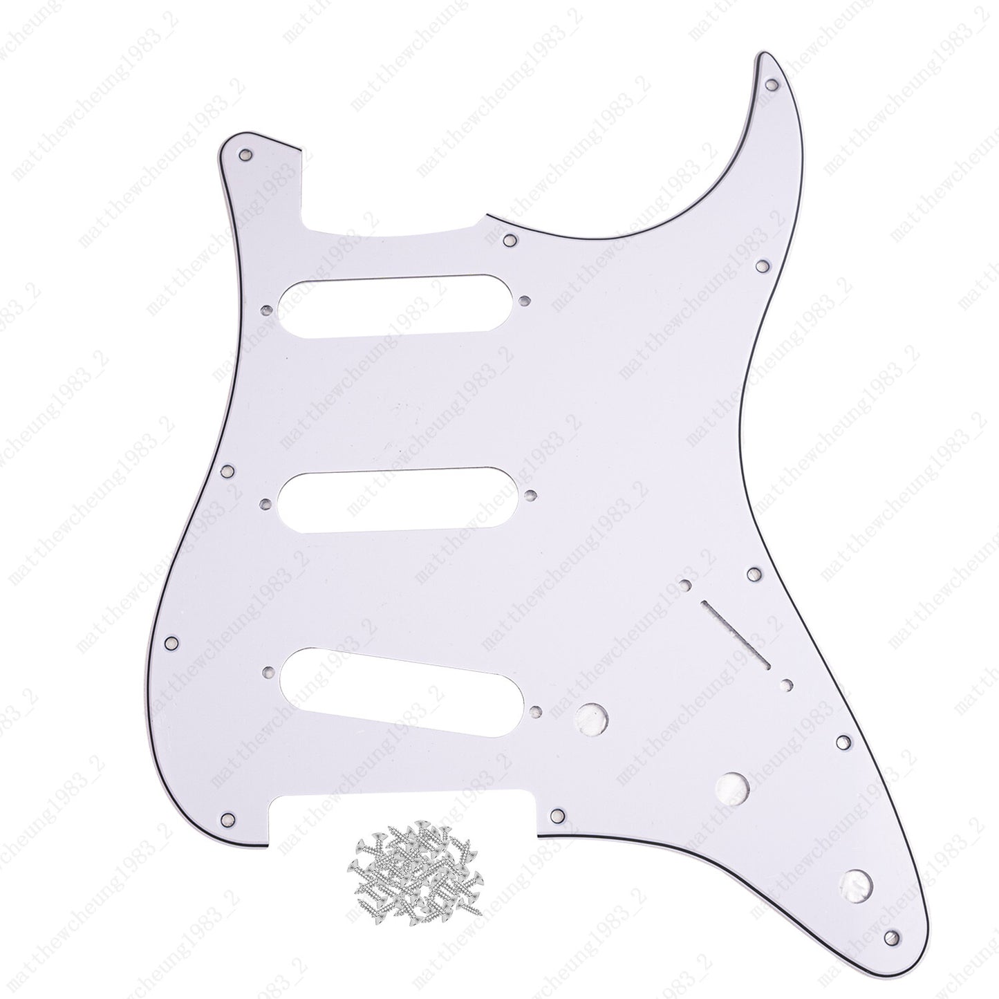 SSS Style11 Hole Pickguard Pickups with Screws for USA MIM Standard Fender Start