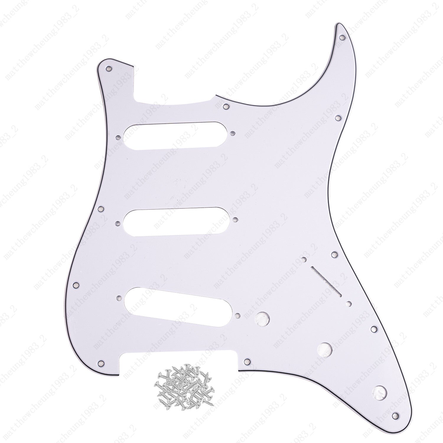 SSS Style11 Hole Pickguard Pickups with Screws for USA MIM Standard Fender Start