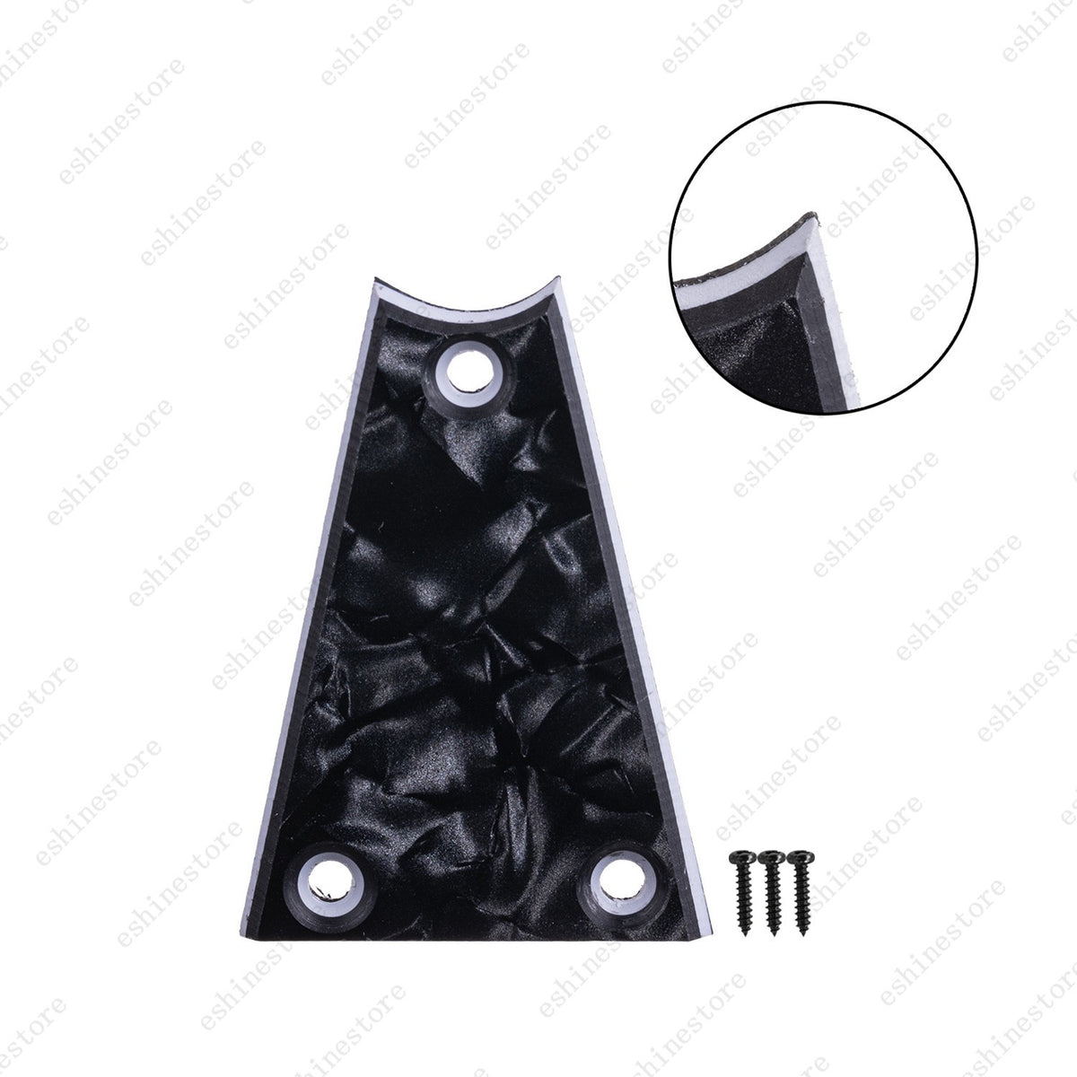 Plastic Guitar Rod Cover Plate 3 Ply 3 Holes Multicolor For Electric Guitar Bass