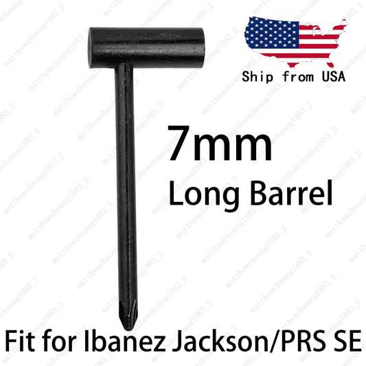 1 x Guitar Metal Wrench 7mm Long Truss Rod Adjustment for lbanez Jackson/PRS SE