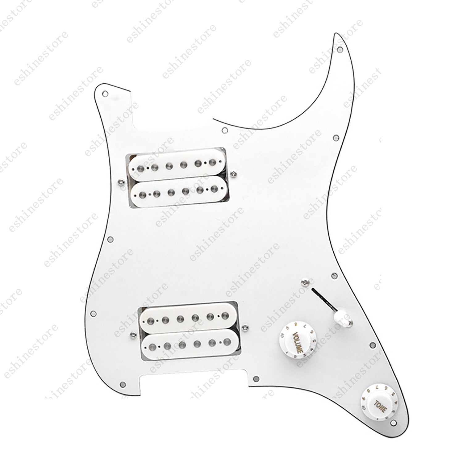 11 Hole HH Strat Style Loaded Pickguard For Stratocaster Various Colors US SHIP