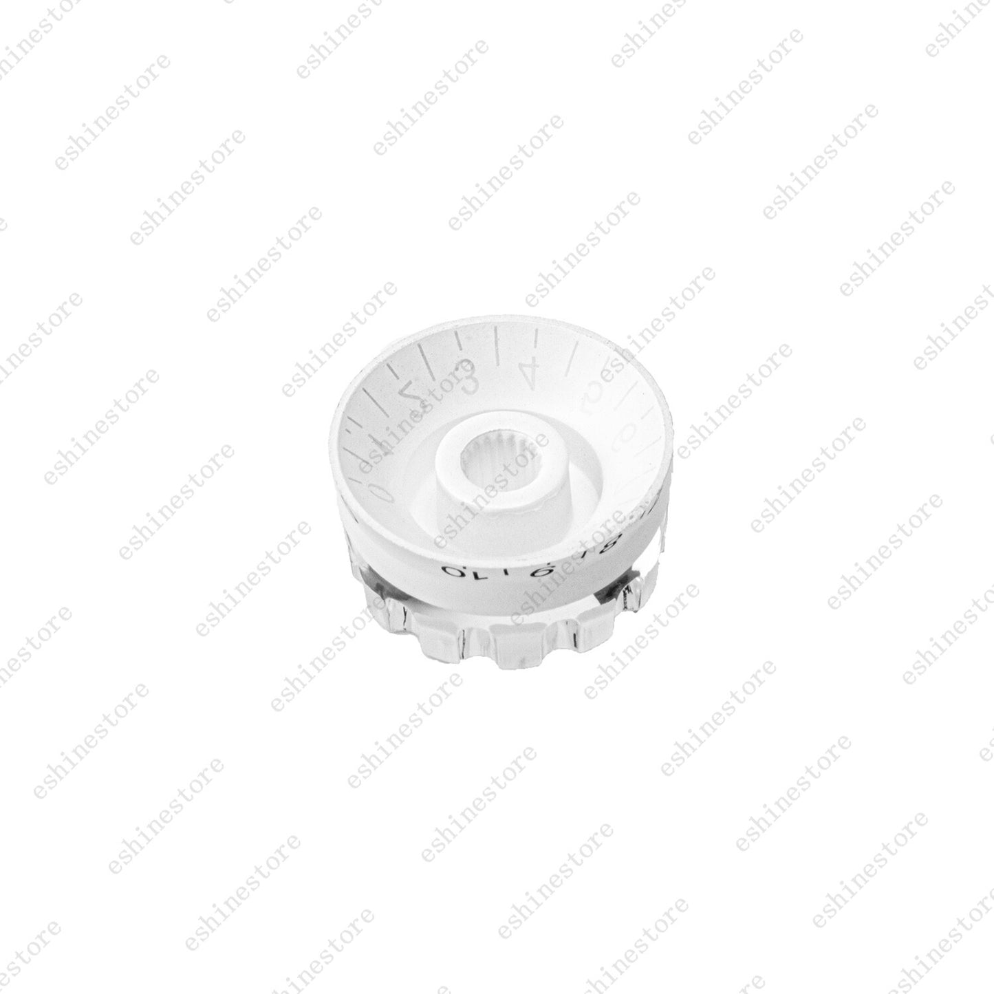 4x White LP Guitar Knurled Control Knobs Speed Metric Knob For Les Paul SG