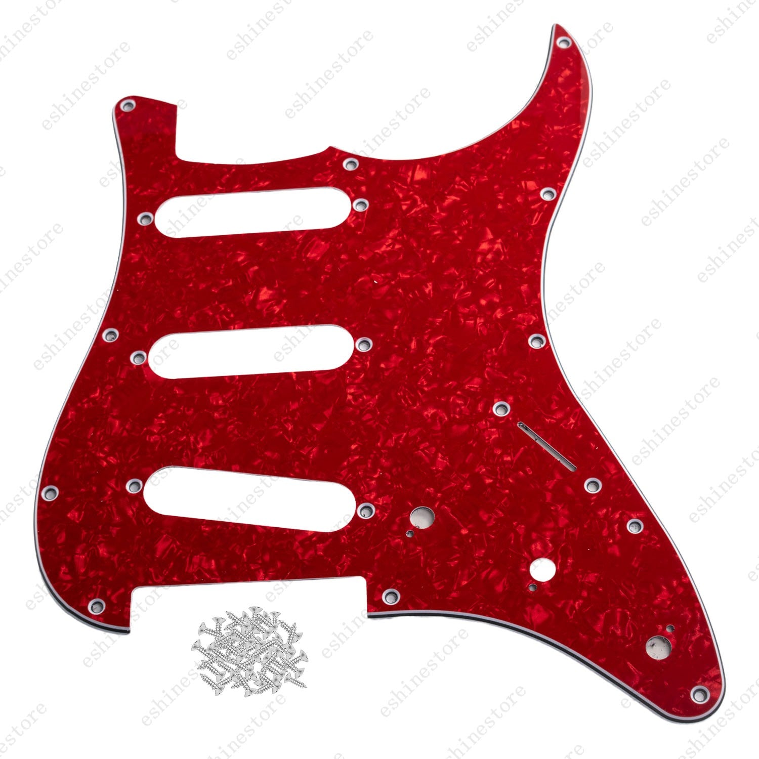 11 Hole SSS Strat Style Pickguard for USA MIM Standard Fender Start Multicolor