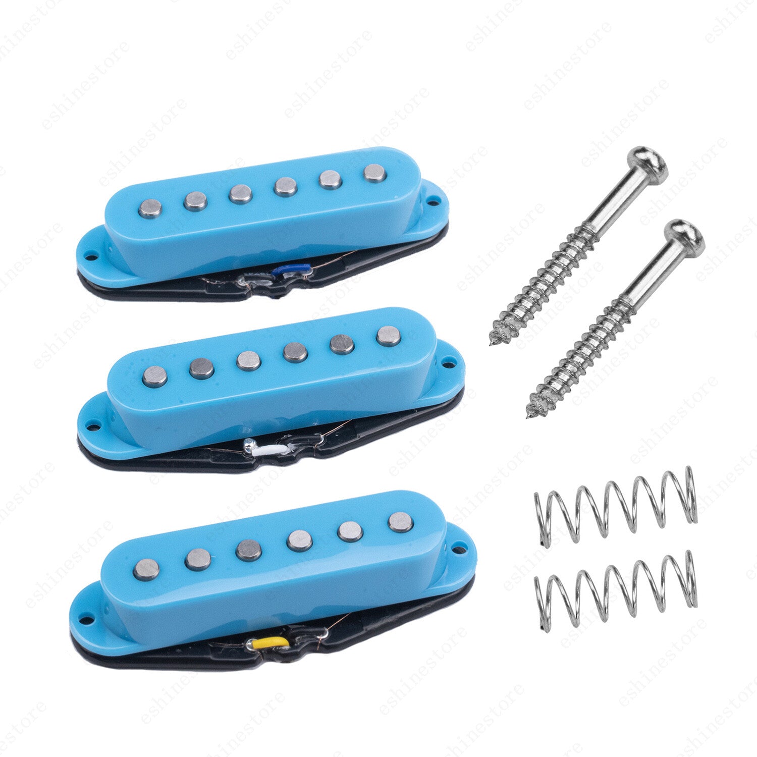 3 PCS SSS Single Coil Ceramic Pickup Set For ST Strat Guitar Mulit Colors