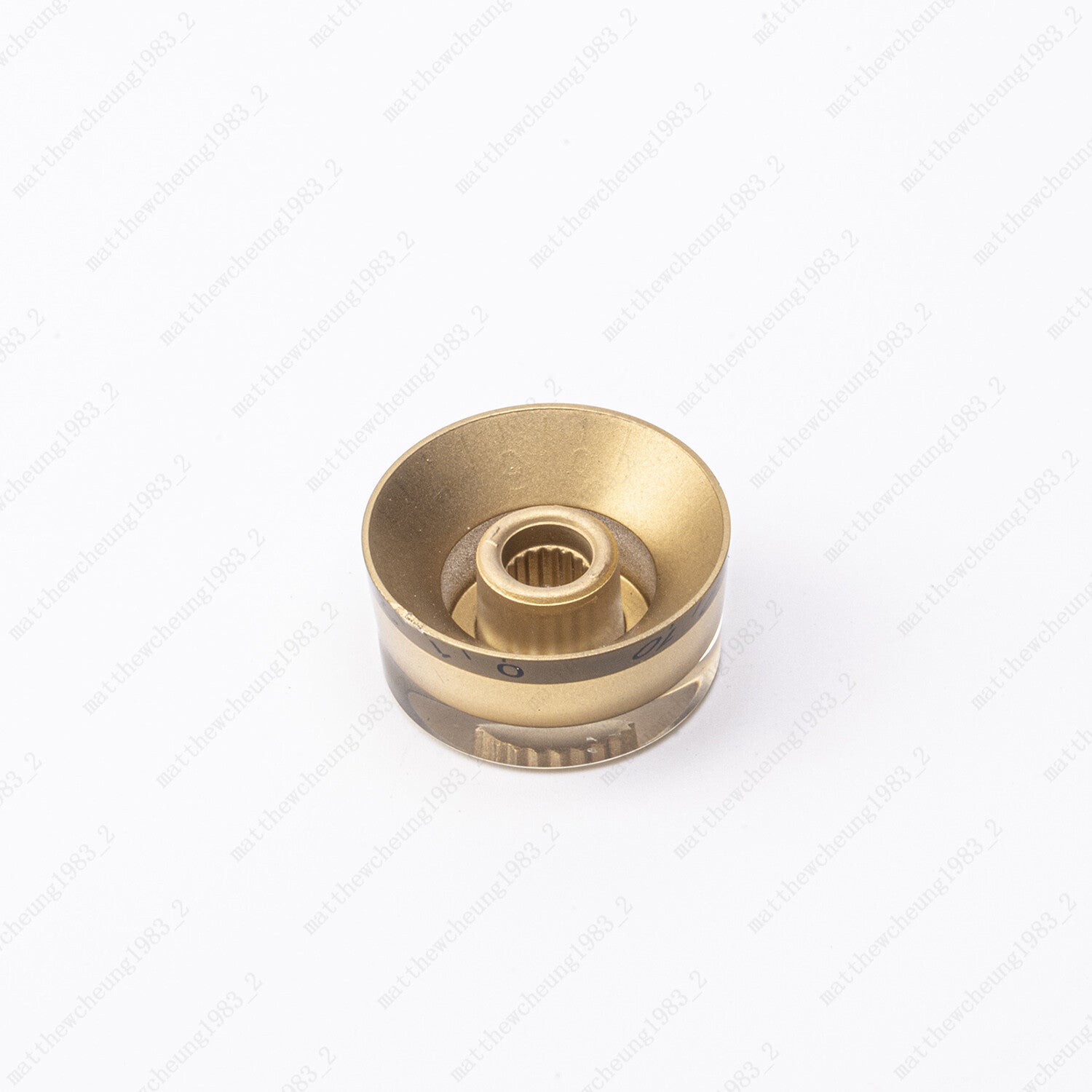 4 Pcs Golden Amber Guitar Control Knobs Speed Knobs for Les Paul SG Guitar
