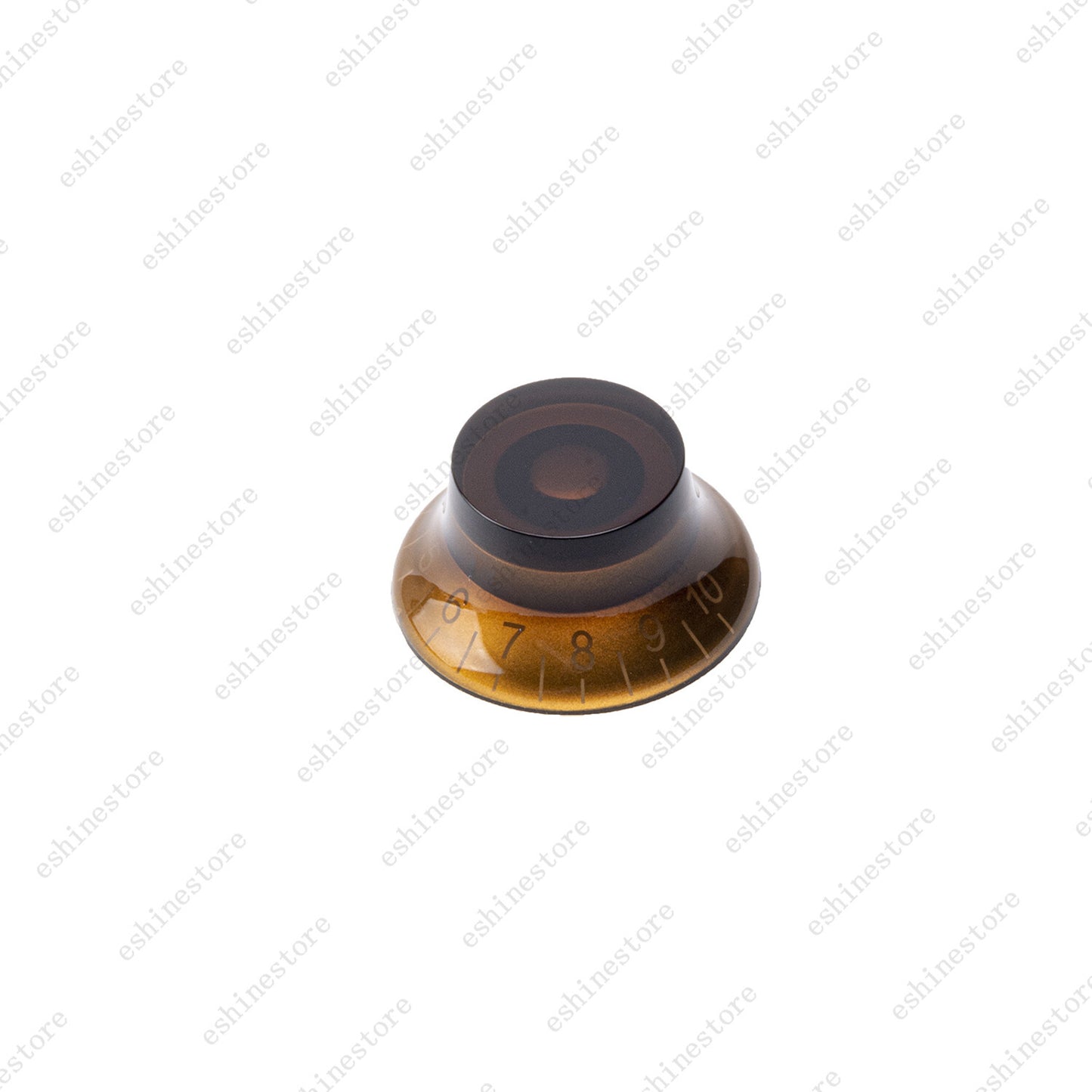 4x Amber 18 Fine Splines LP Guitar Control Knobs Speed Knob for Les Paul SG