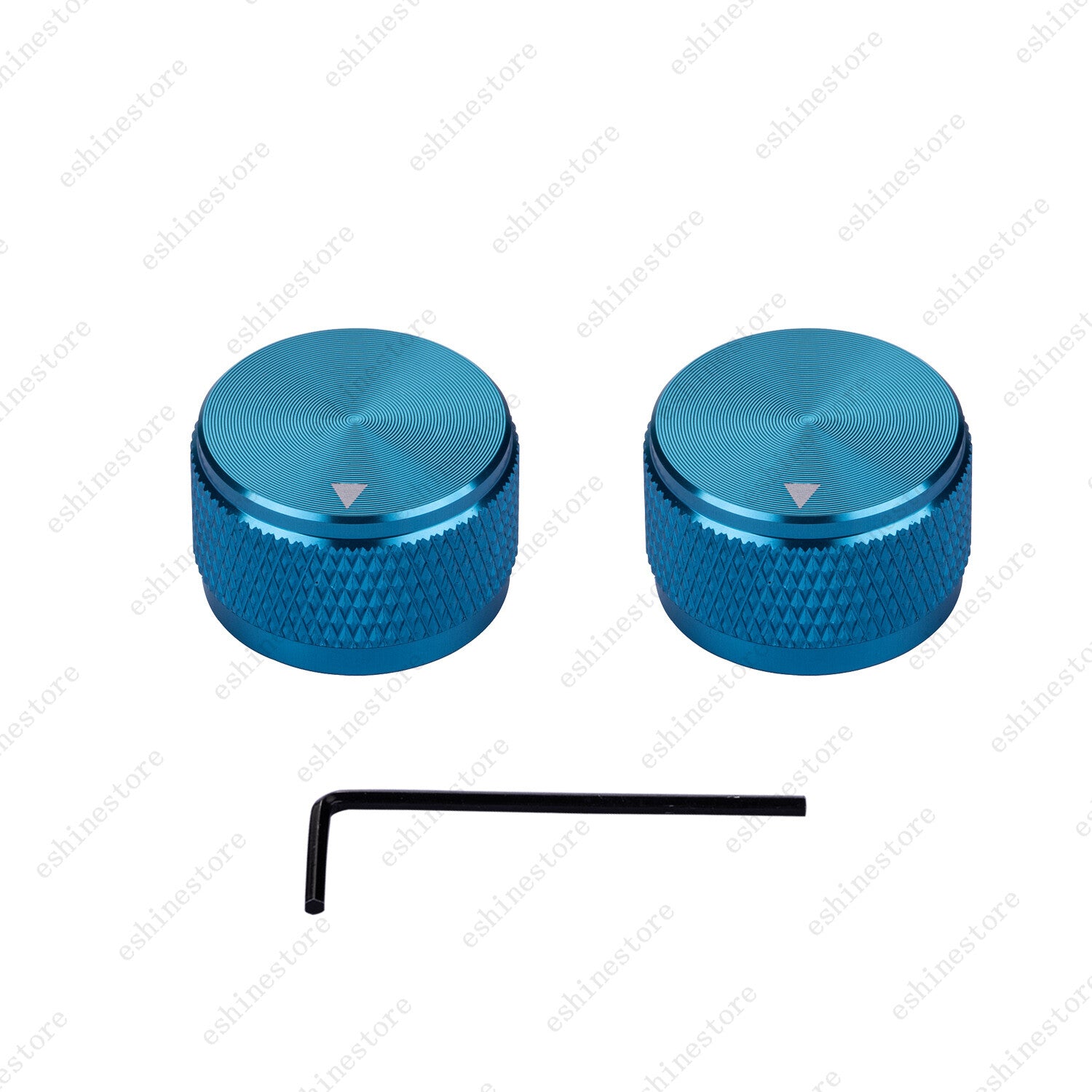 Guitar Aluminum Alloy Electronic Control Pot Knob Fit 18 24 Spline / Soild Shaft