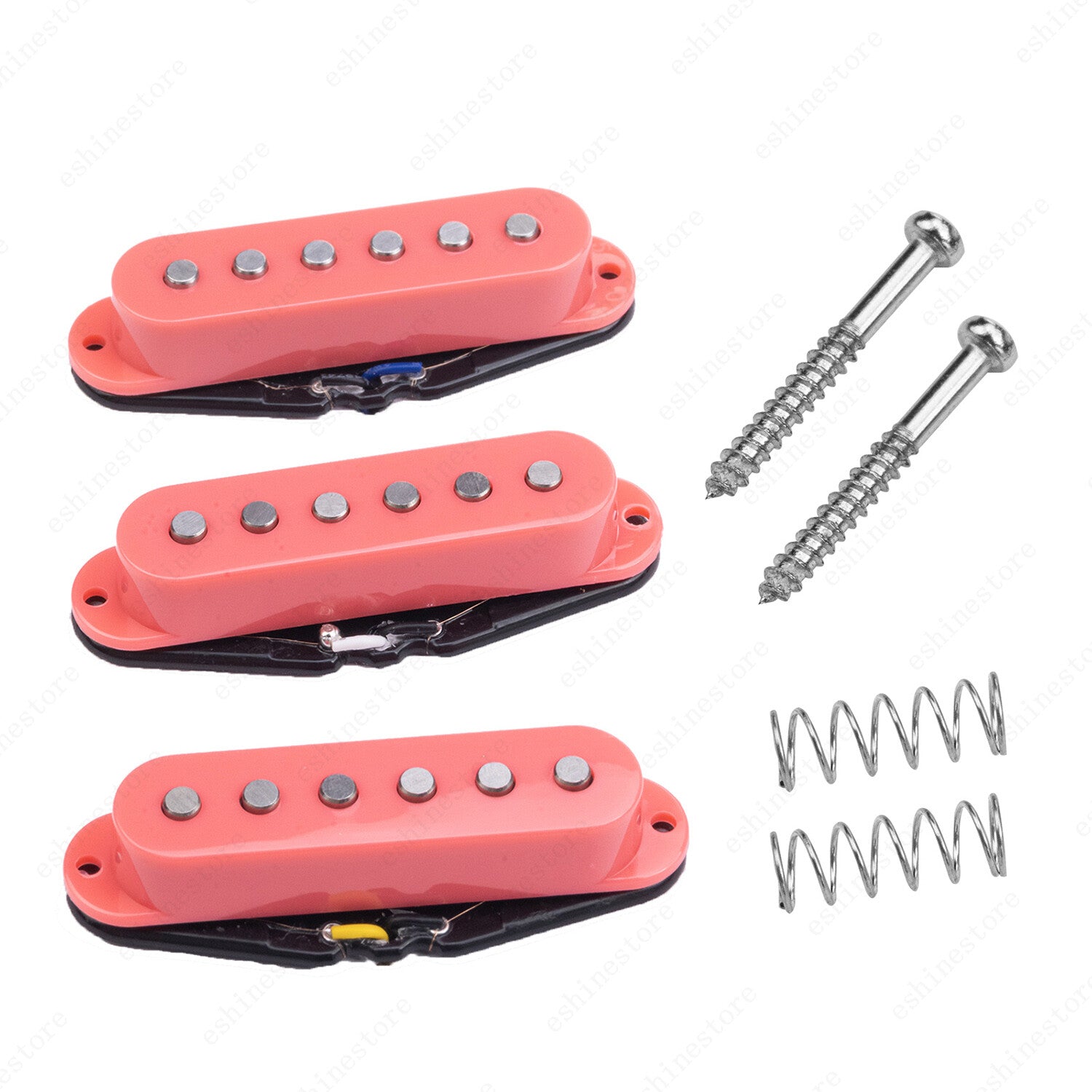 3 PCS SSS Single Coil Ceramic Pickup Set For ST Strat Guitar Mulit Colors