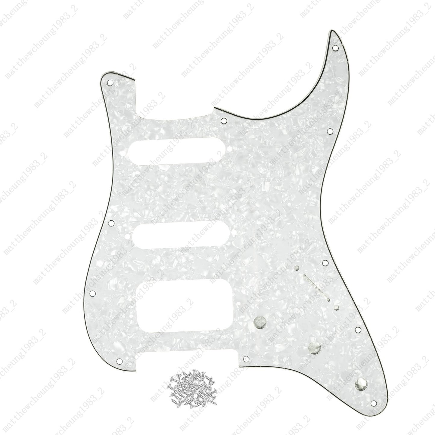 3-Ply 11-Hole HSS Pickguard (3-Screw Hum) For US MIM Fender Modern Multicolors