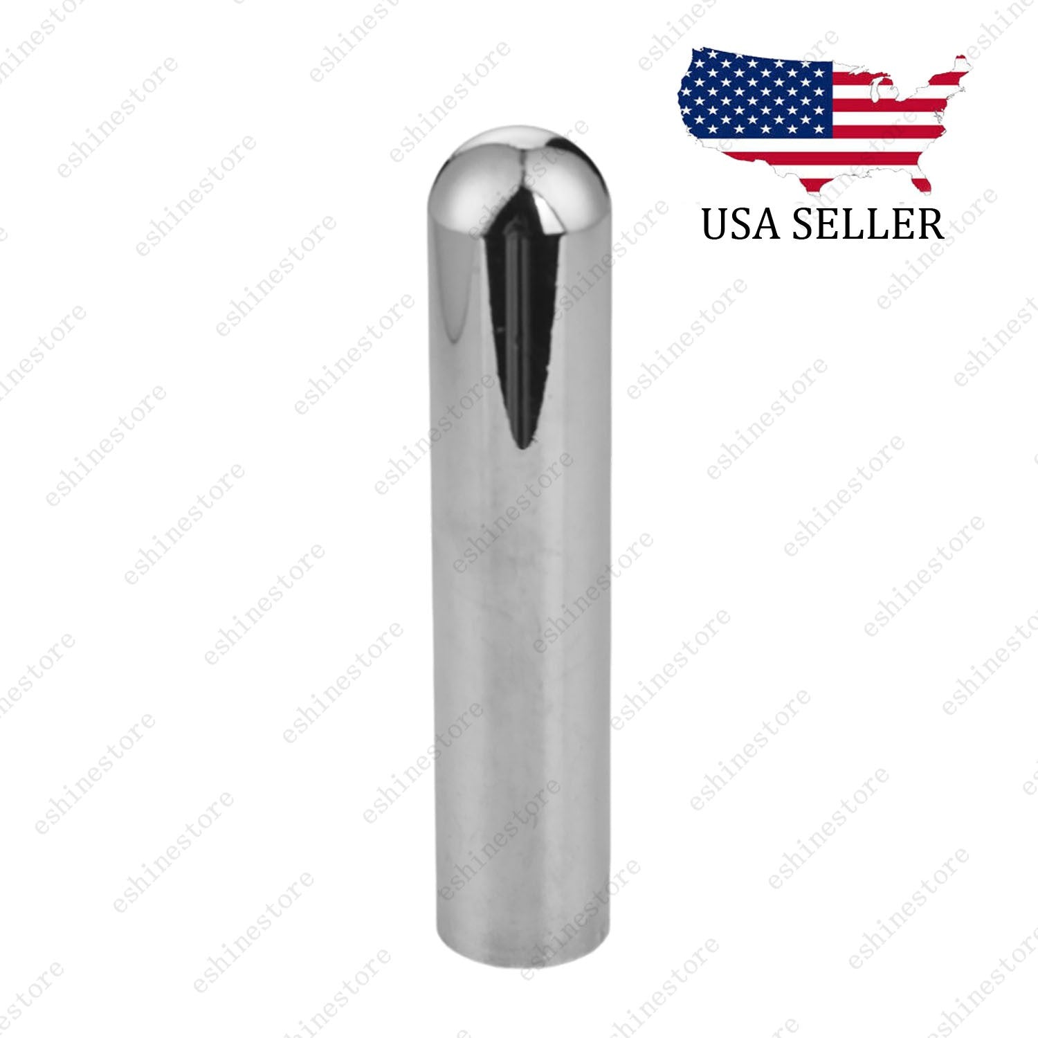 Guitar Round Tone Bar Lap Solid Slide 83mm*17mm for Hawaiian & Electric Guitar
