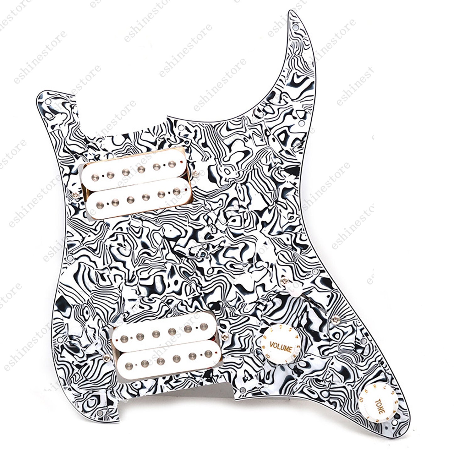 11 Hole HH Strat Style Loaded Pickguard For Stratocaster Various Colors US SHIP