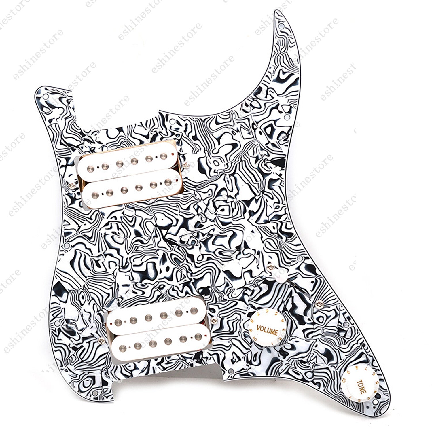 11 Hole HH Strat Style Loaded Pickguard For Stratocaster Various Colors US SHIP
