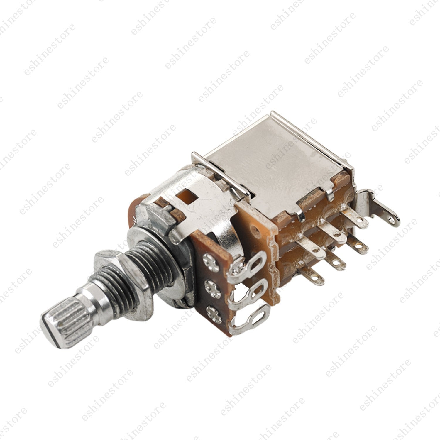 1pc Guitar Push Pull Potentiometer 18-Split Long Shaft - A/B/25K/50K Tone Volume