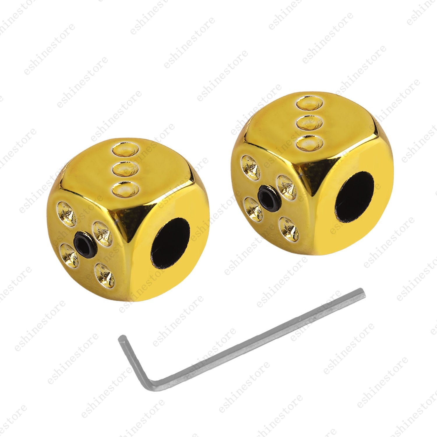 1/2/4pcs Dice Guitar Tone Volume Control Knobs with Wrench for Electric Guitar