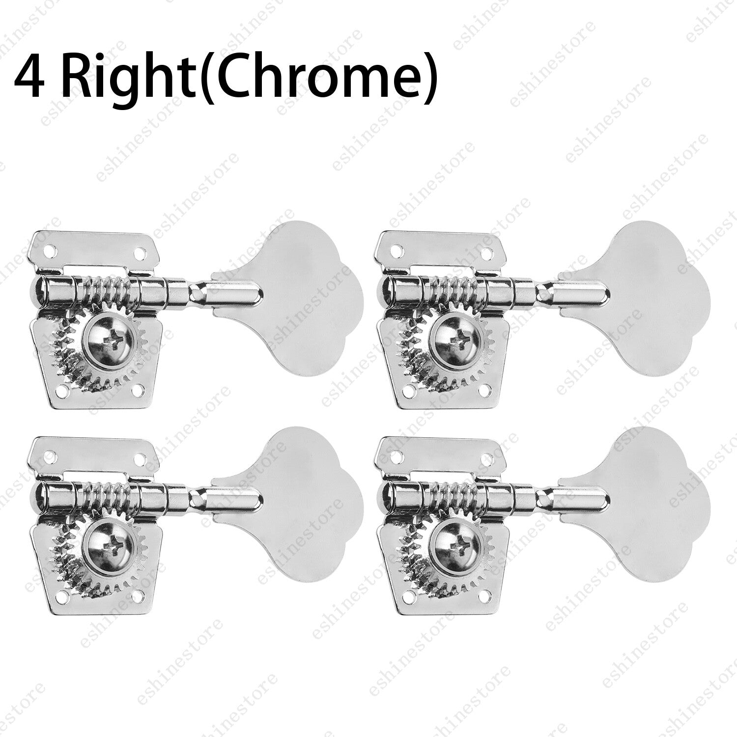 Vintage Open Machine Heads 1:25 Ratio Gear Bass Guitar Tuners Tuning Key Pegs