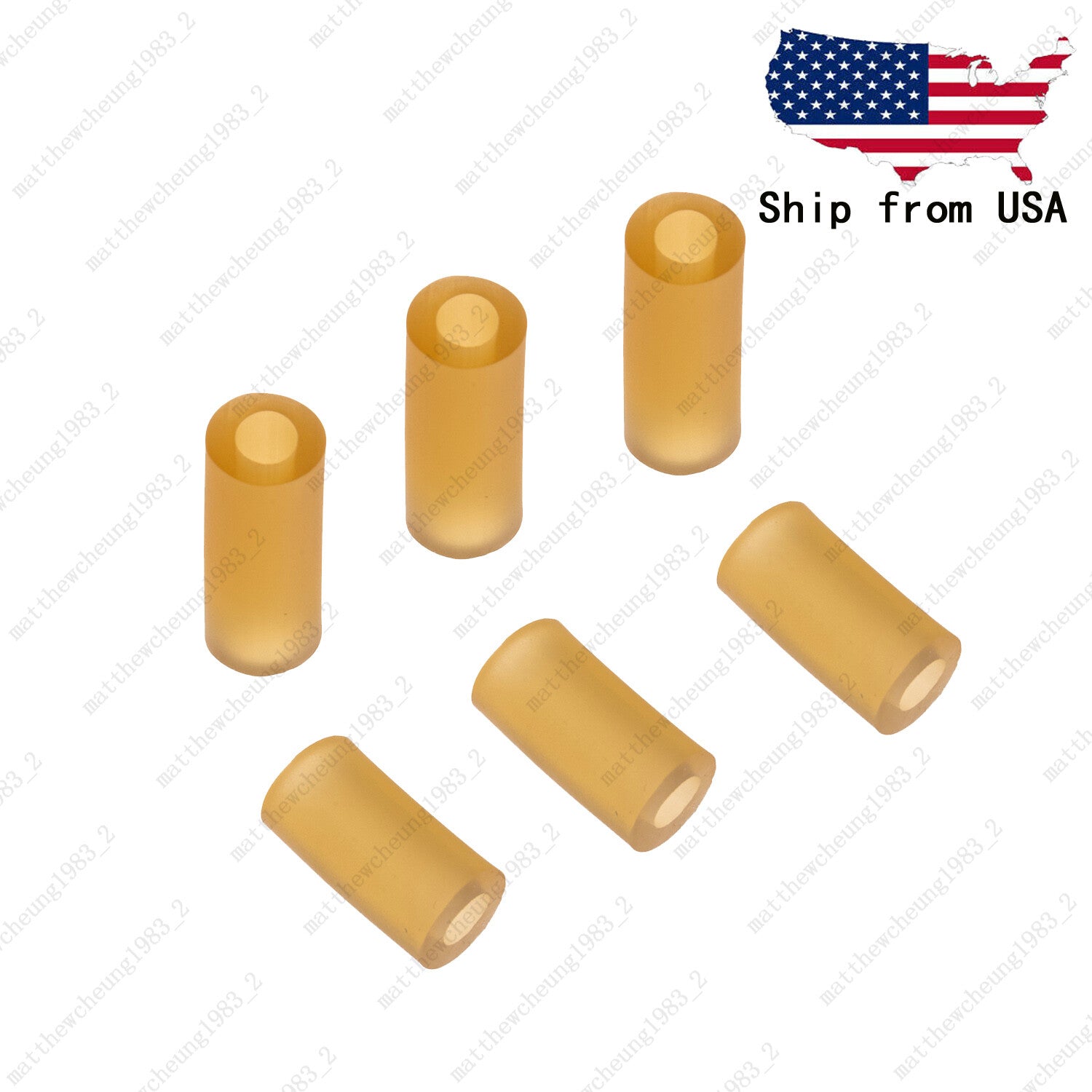 Set of 6 12mm (1/2") Pickup Mounting Rubber Spring Tubing for Fender ST TL