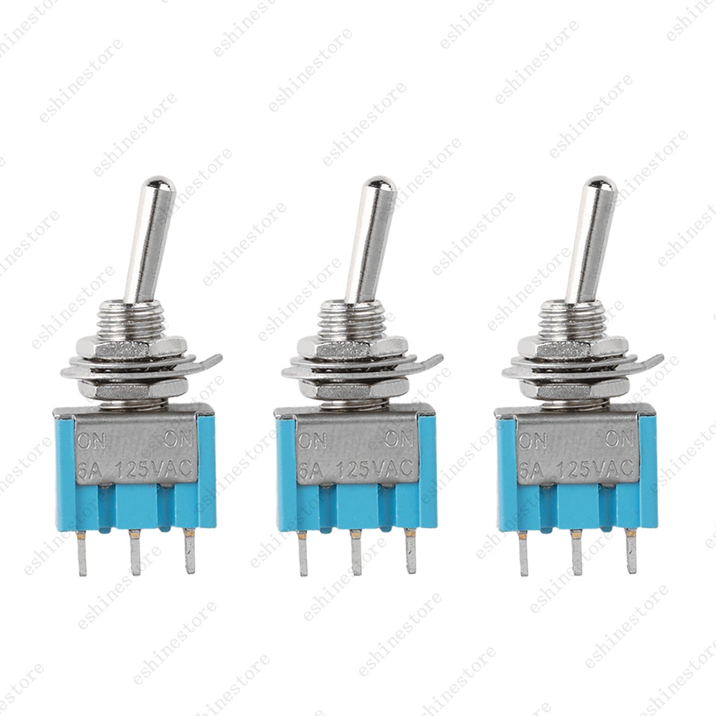 1/3/5x SPDT Guitar Mini Toggle Switch 2-Position ON/ON 3 PIN Car/Boat Switches