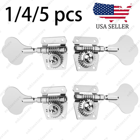 Vintage Open Machine Heads 1:25 Ratio Gear Bass Guitar Tuners Tuning Key Pegs