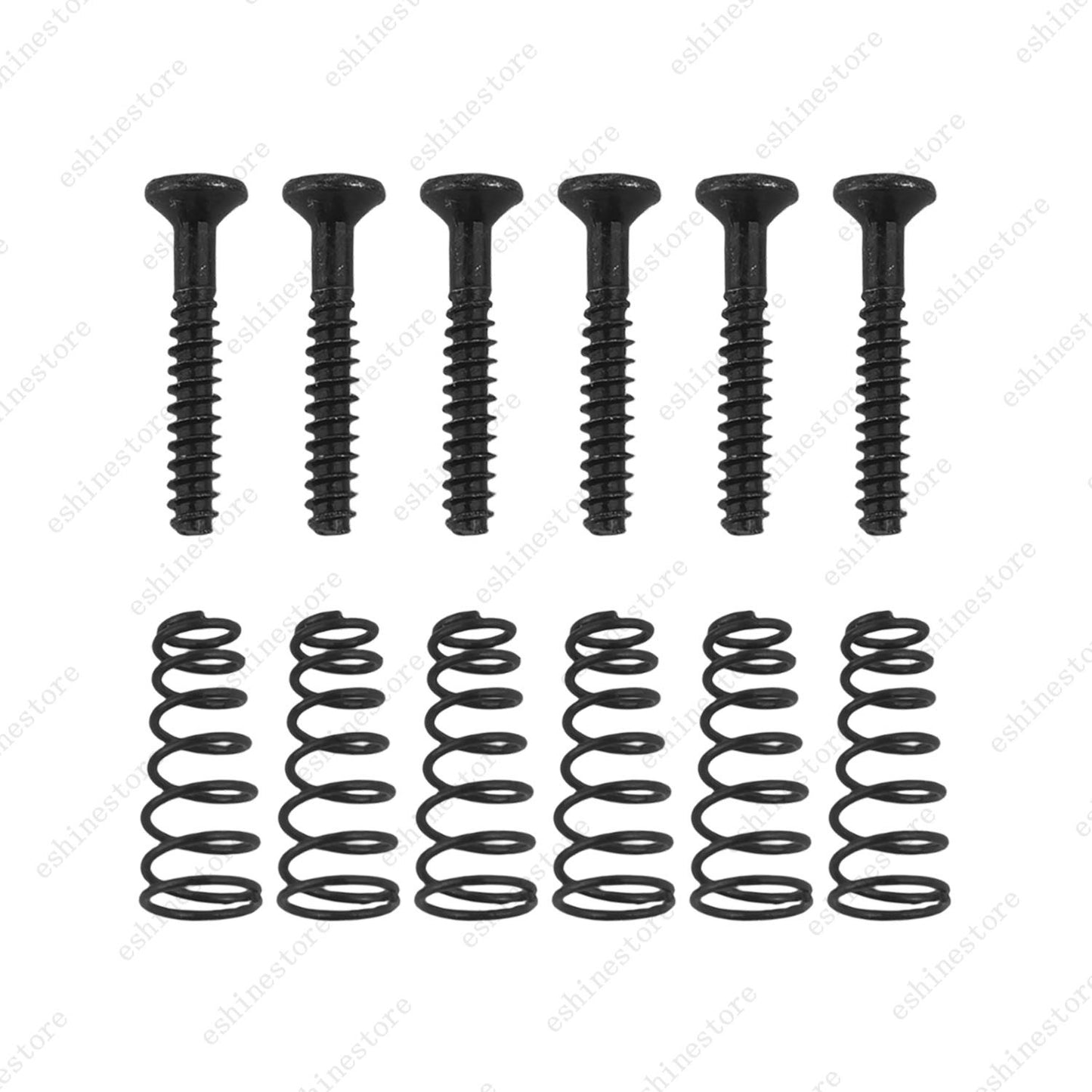 Single Coil Pickup Height Adjustment Screws & Conical-Style Springs for Strat TL
