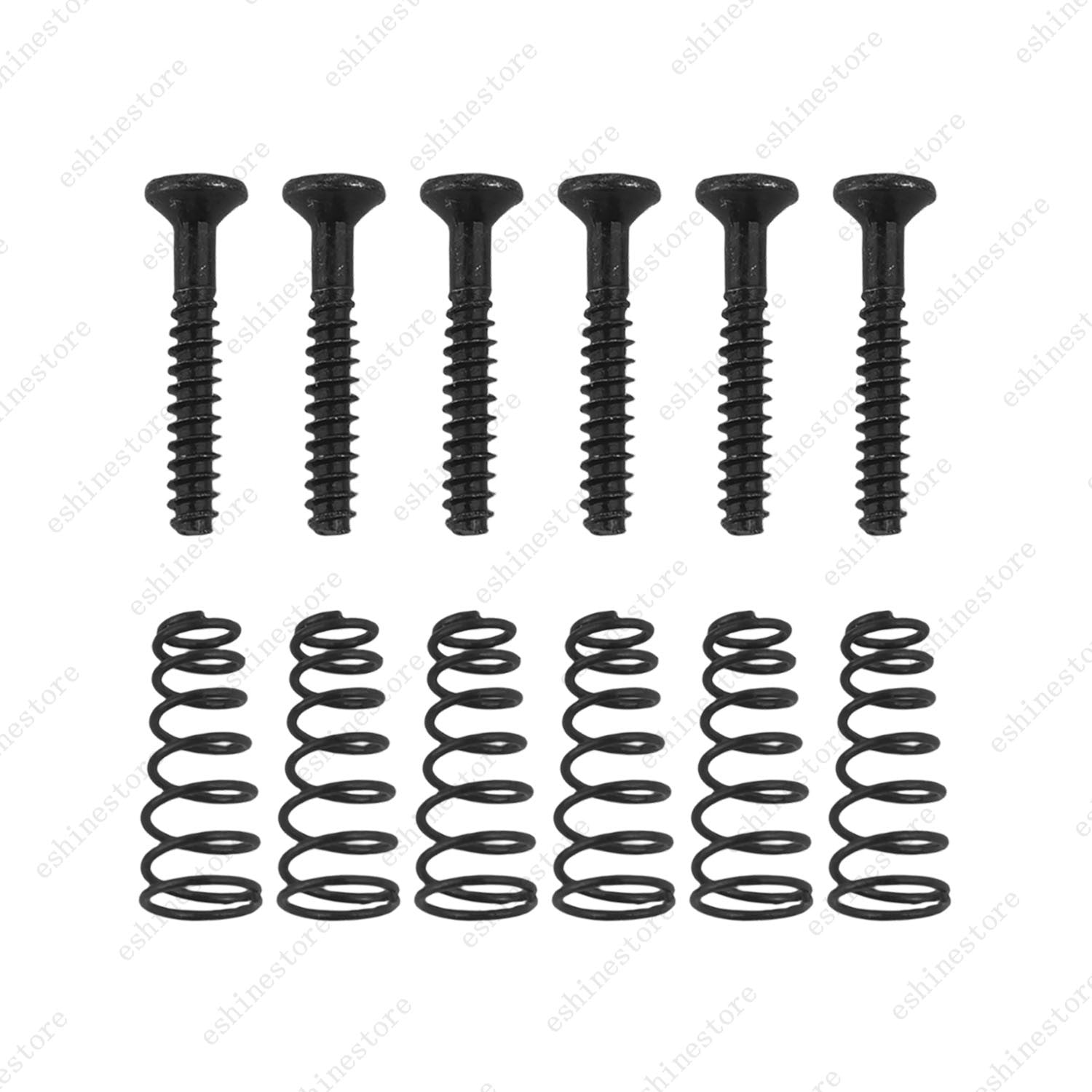 Single Coil Pickup Height Adjustment Screws & Conical-Style Springs for Strat TL
