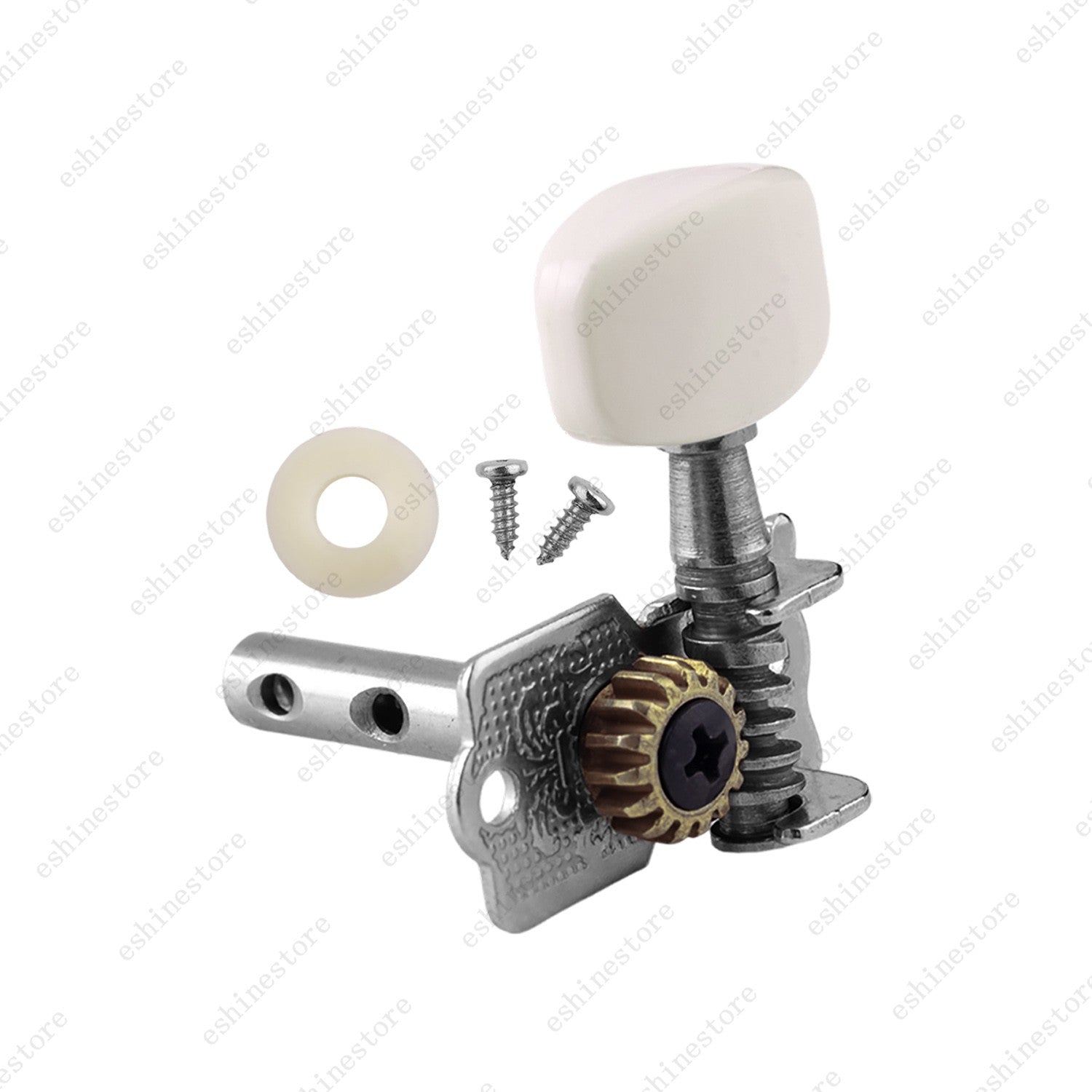 Guitar Tuning Pegs Individual Double Hole Tuners 1:15 Ratio for Acoustic Guitar