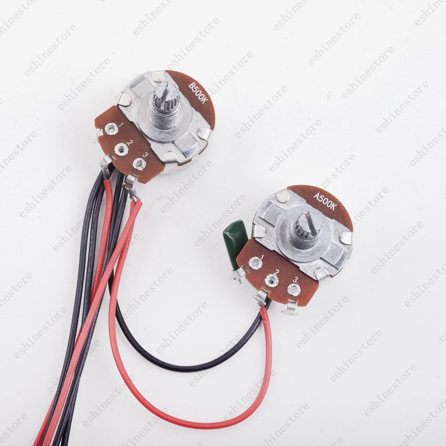 Guitar Wiring Harness set 1T1V A/B500k Pots with 3-Way Switch for Telecaster