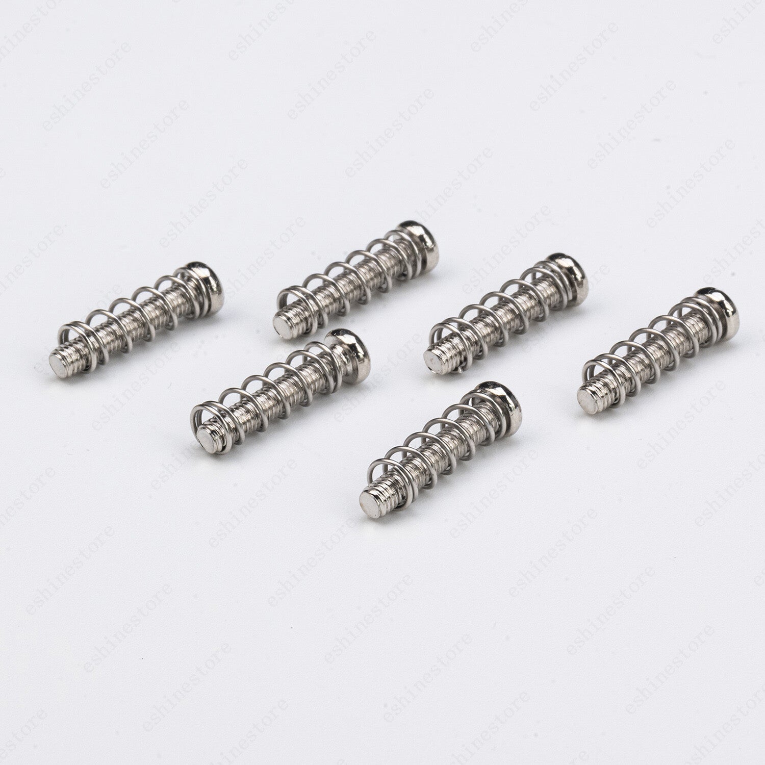 Guitar saddle screws and springs for bridge or tremolo M3 x 18mm in 3 Colors