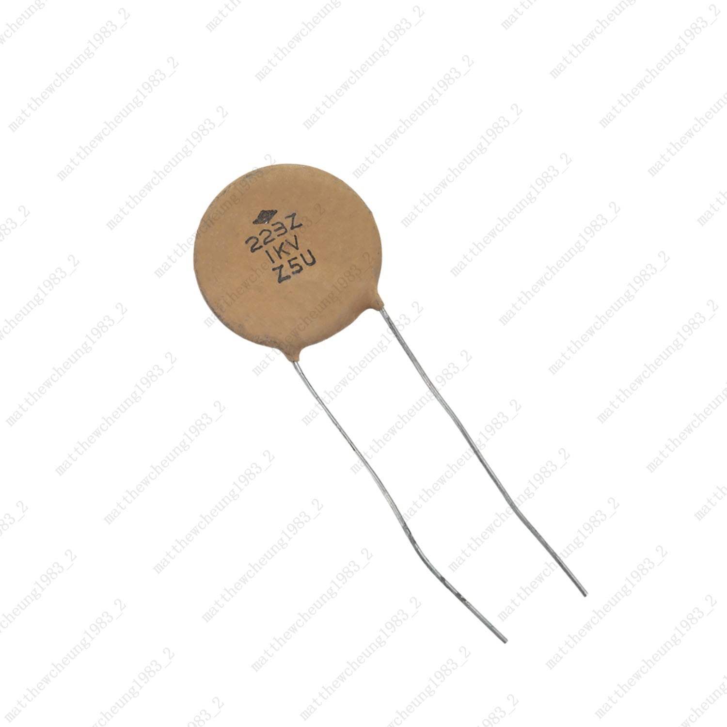 0.022uF 1KV High Frequency Ceramic Disc Capacitor Copper Lead for Guitar Repair