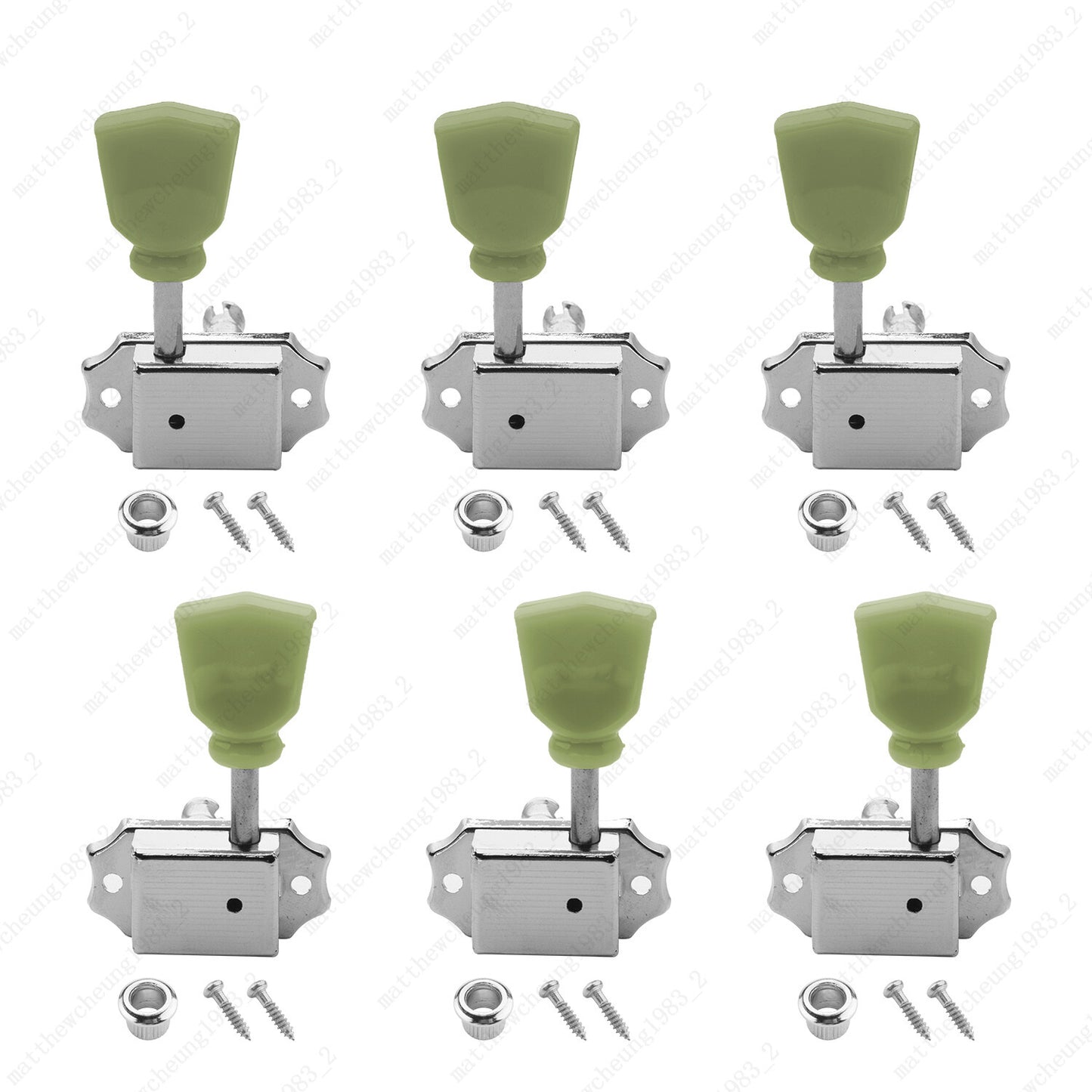 3R3L Vintage Style Guitar Tuner with Jade Machine Heads 1：15 Ratio for LP EPI