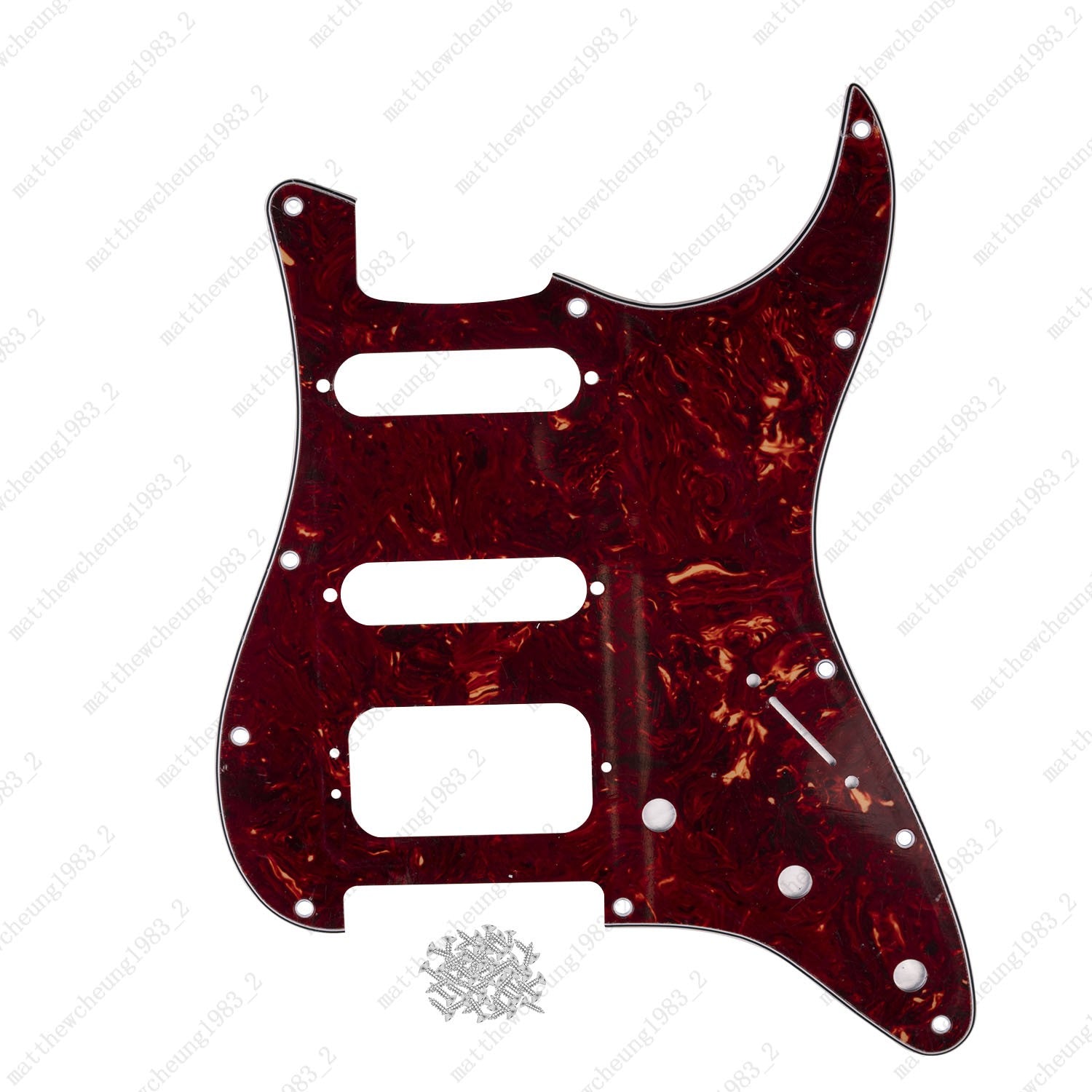 3-Ply 11-Hole HSS Pickguard (3-Screw Hum) For US MIM Fender Modern Multicolors
