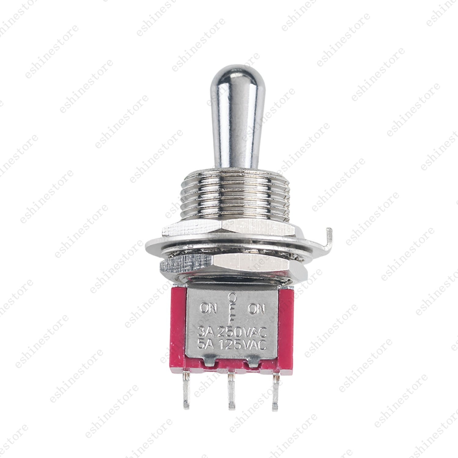 1/3/5pcs Guitar/AMP Short Fat Bat Toggle Switch SPDT 3Pin 3-Way ON OFF ON Sealed