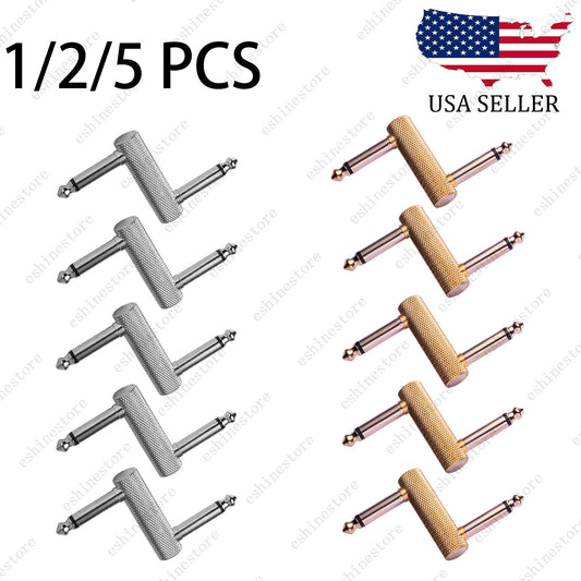 1/4'' 6.35mm Audio Adapter Plug Coupler Connector Used For Guitar Effect Pedal