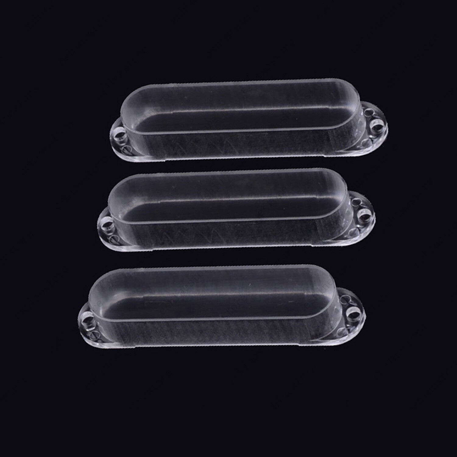 1/2/3Pcs Plastic Sealed Single Coil Pickup Cover For ST Guitar No Holes 12Color