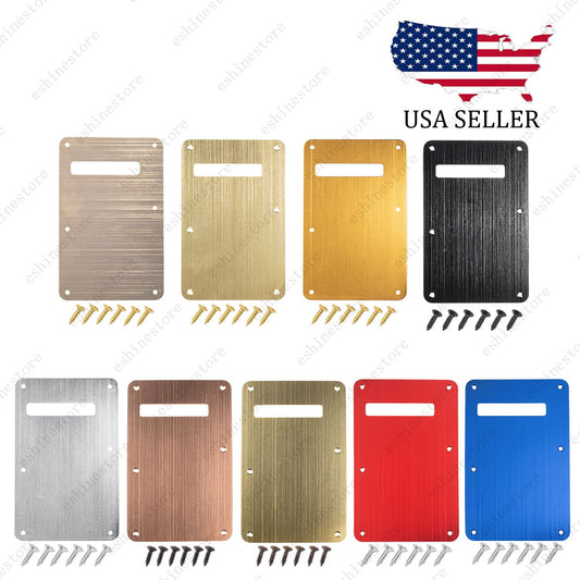Matte Aluminum Anodized ST Tremolo Trem Back Plate Cover for Fender Strat